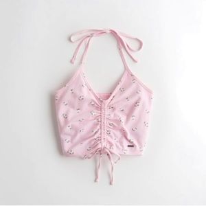 Hollister sinched halter top